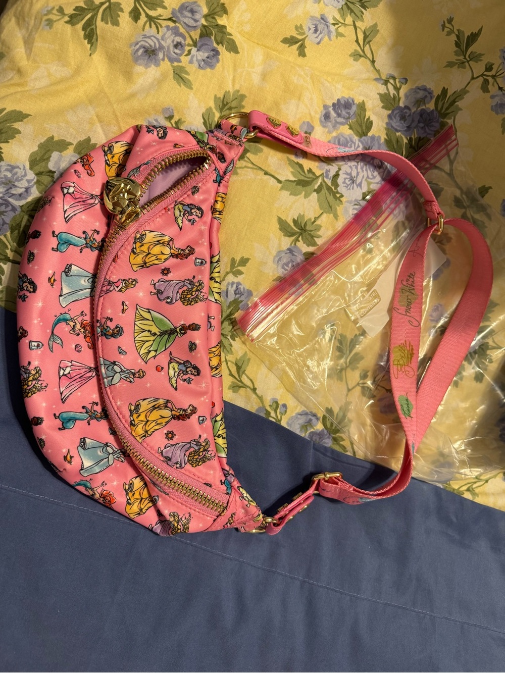 Stoney Clover Lane Pink Disney Princess Fanny pack w/princess’ strap